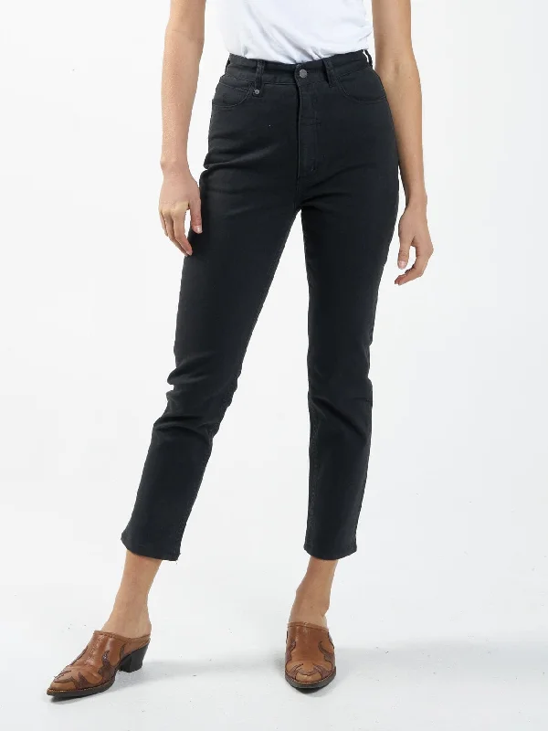 Custom Pants For Fitness Gear-Casey Jean - Dusk Black