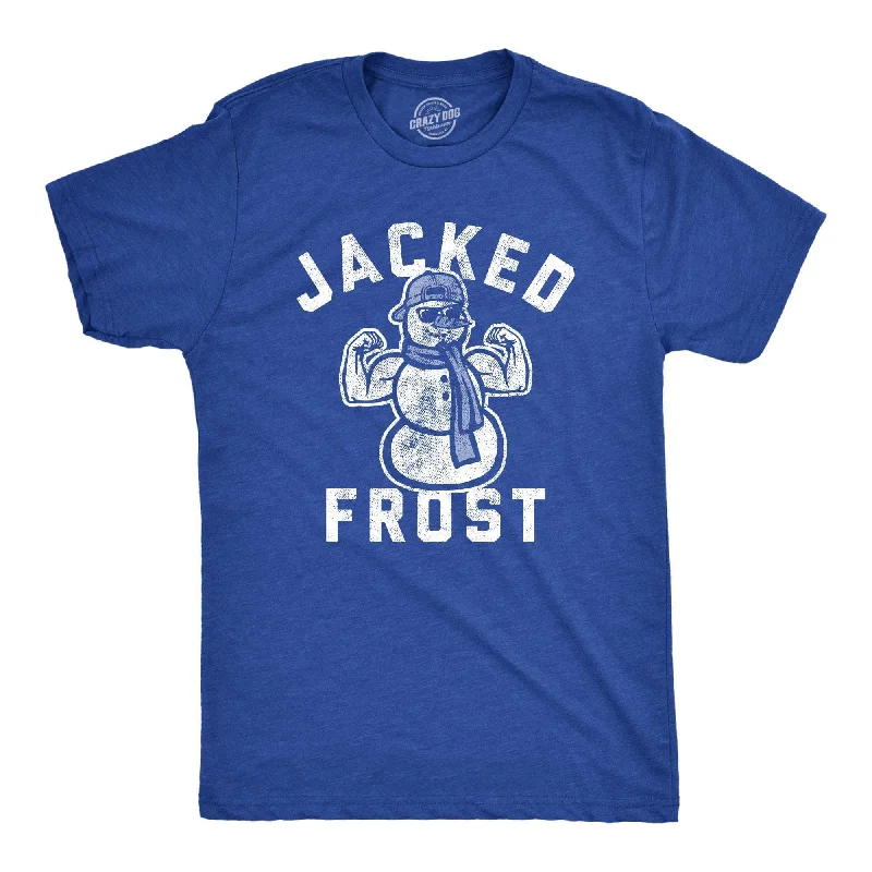 Personalized T-Shirt With Custom Prints-Jacked Frost Men's T Shirt