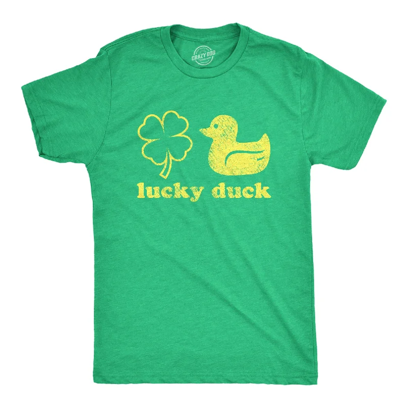 Personalized T-Shirt With Family Name-Lucky Duck Men's T Shirt