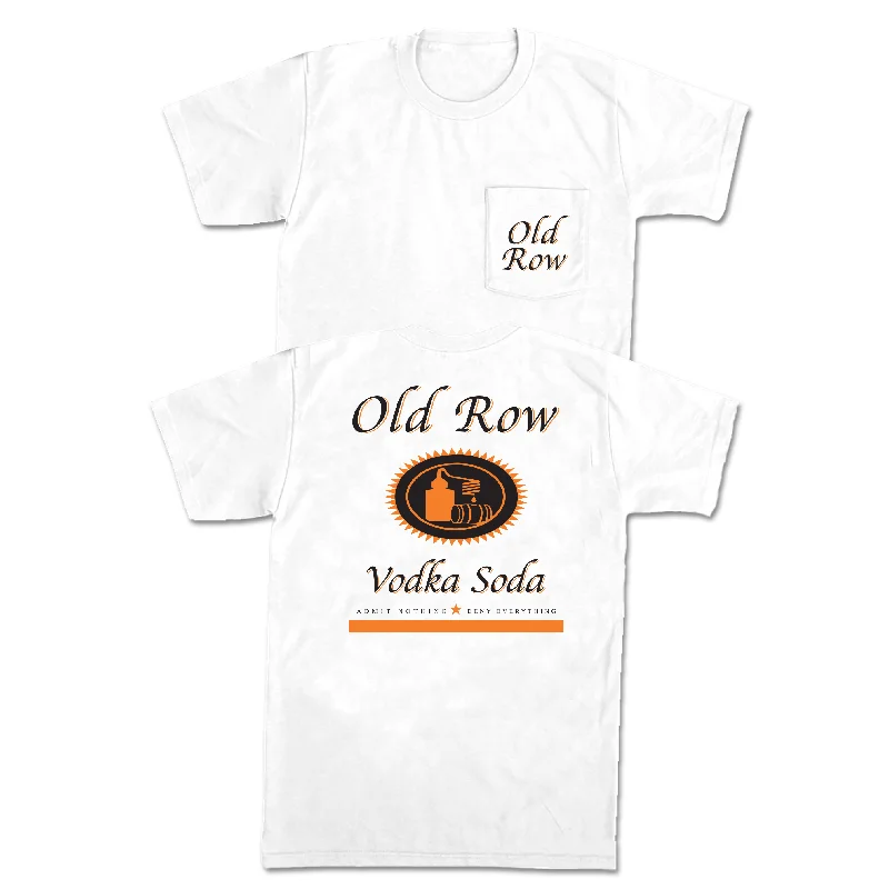 Custom T-Shirt For Sports Events Gifts-The Vodka Soda Pocket Tee