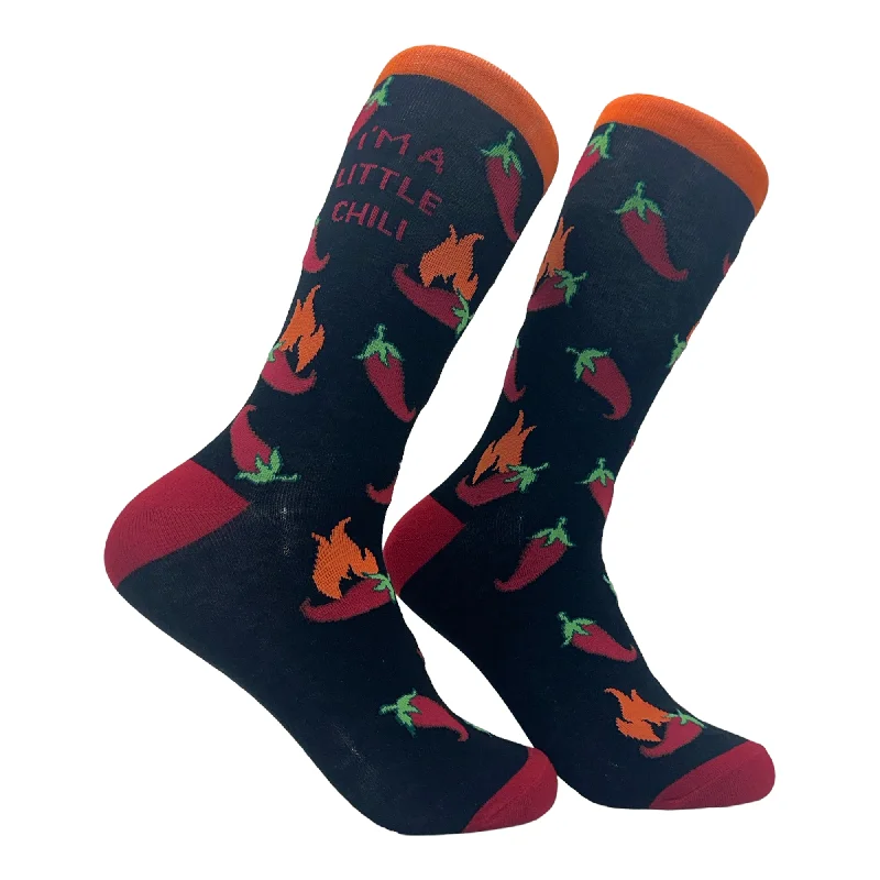 Personalized Socks For Fitness Apparel-Women's Im A Little Chili Socks