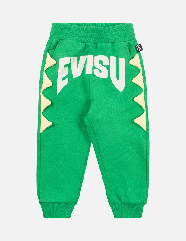 Personalized Pants For Weekend Wear-Dinosaur Horn Regular Fit Sweatpants