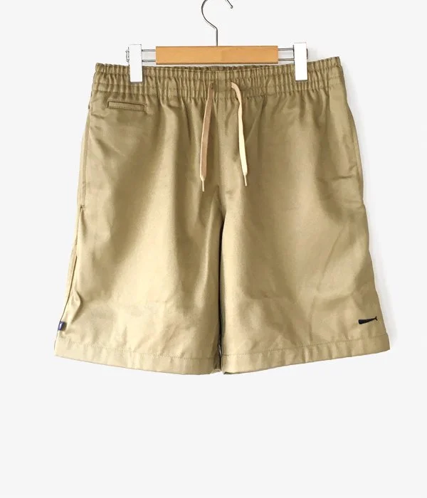 Custom Pants For Street Style-DESCENDANT/SHORE BEACH SHORTS (BEIGE)