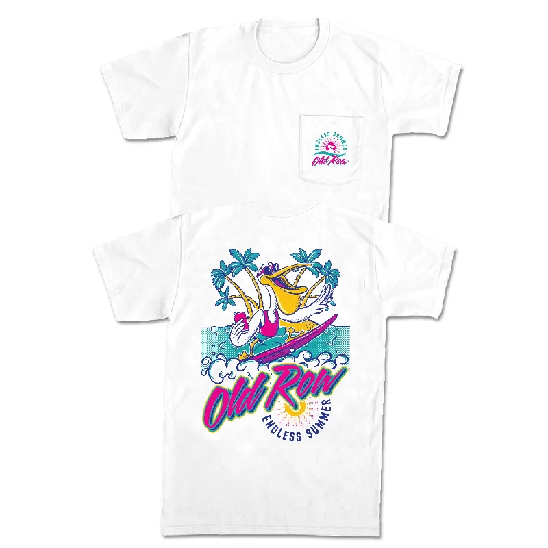 Funny Custom T-Shirt For Boys-The Endless Summer Pocket Tee