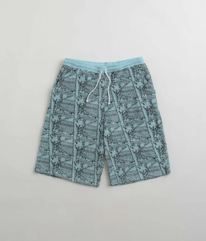 Personalized Tennis Shorts-Rassvet Miami Terry Shorts - Light Blue