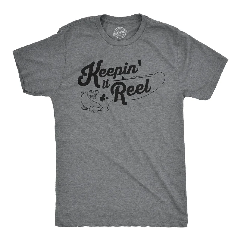 Custom Graphic T-Shirt-Keepin It Reel Men's T Shirt