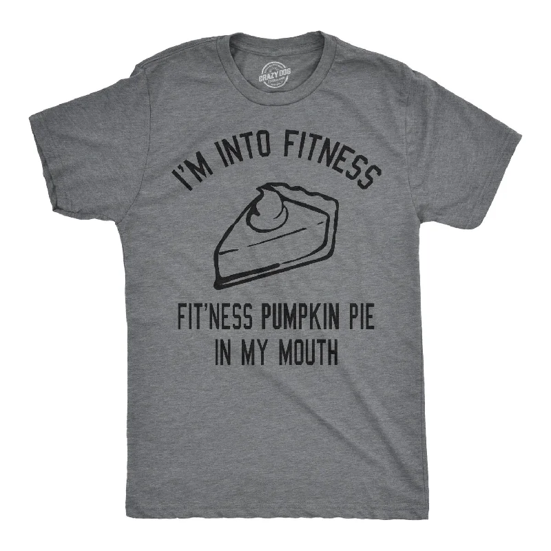 Custom T-Shirt For School Events-Fitness Pumpkin Pie In My Mouth Men's T Shirt