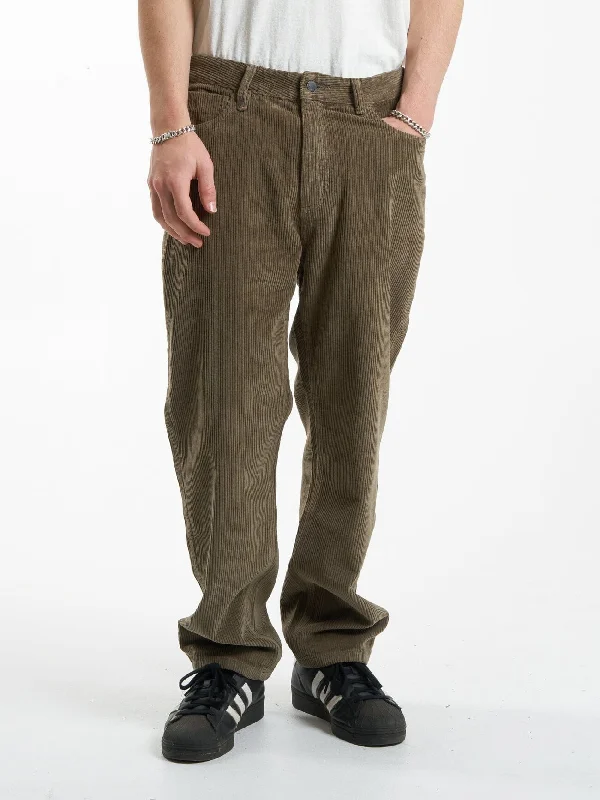 Personalized Pants For All-Season Comfort-Slacker Cord Jean - Desert