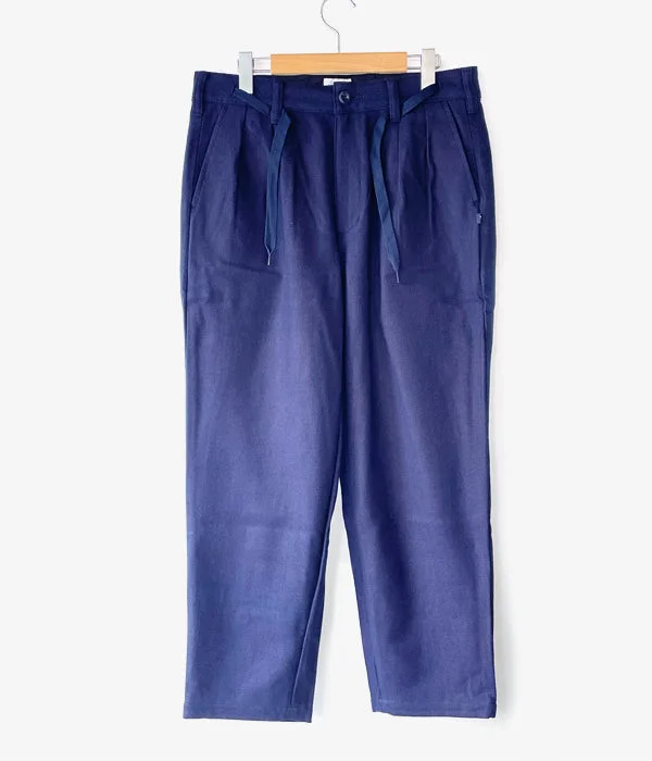 Personalized Pants For Events-DESCENDANT/DC-3 INDIGO TWILL TROUSERS (INDIGO)