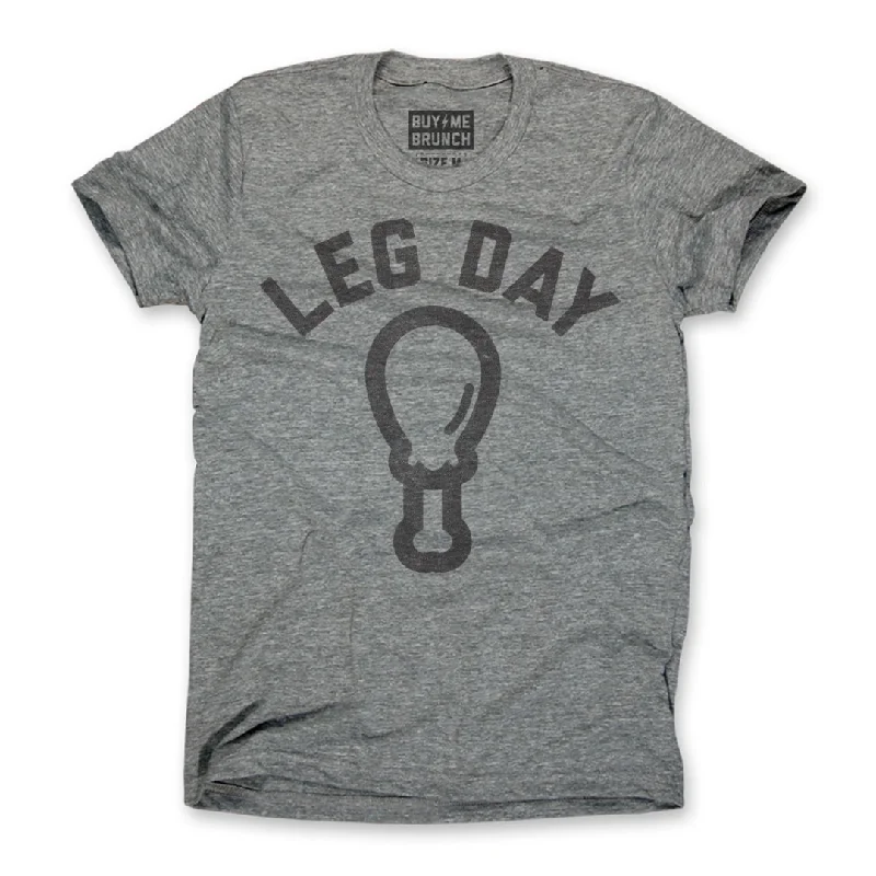 Custom Printed T-Shirt For Pet Lovers-Leg Day Tee