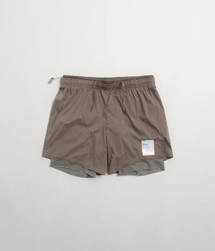 Custom Designed Shorts For Families-Satisfy Techsilk 8" Shorts - Falcon