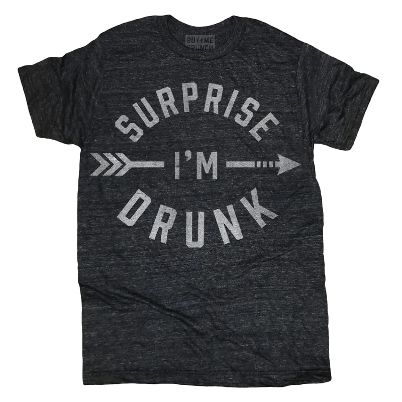 Custom T-Shirt For Bachelor Party-Surprise I'm Drunk Tee