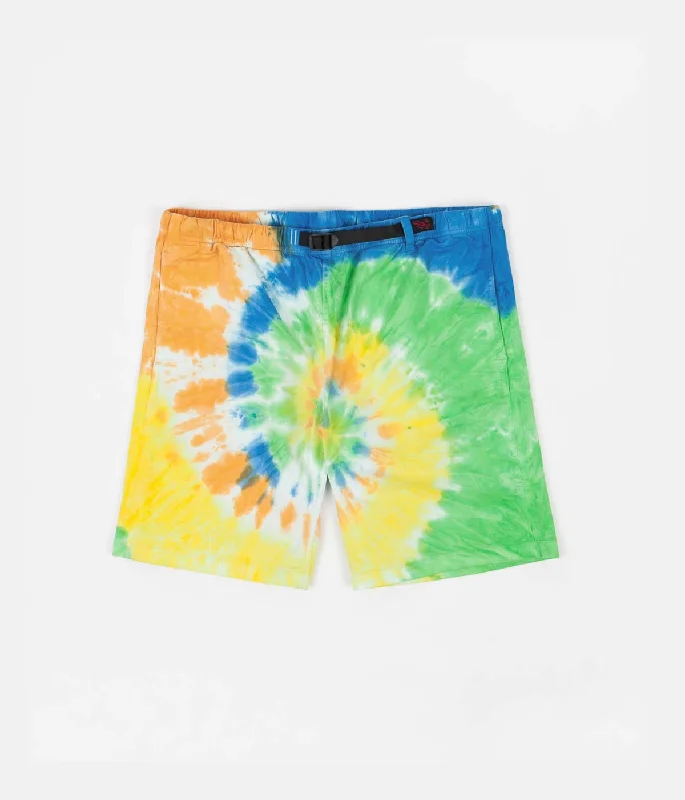 Personalized Shorts For Group Events-Gramicci Tie Dye G-Shorts - Orange Spiral