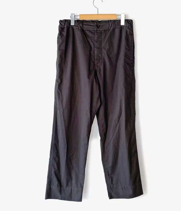 Custom Pants For Relaxation-MHL./SUPERFINE COTTON TWILL PANTS WOMENS (DARK CHARCOAL)