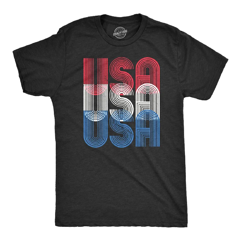 Custom T-Shirt For Popular Holidays-USA USA USA Men's T Shirt