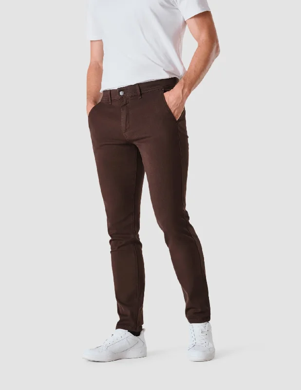 Custom Pants For Music Festivals-Classic Pants Slim Espresso