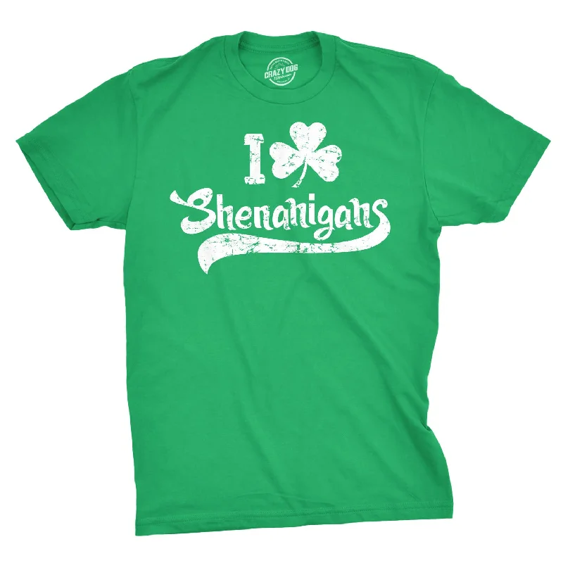 Funny T-Shirt With Custom Slogans-I Clover Shenanigans Men's T Shirt