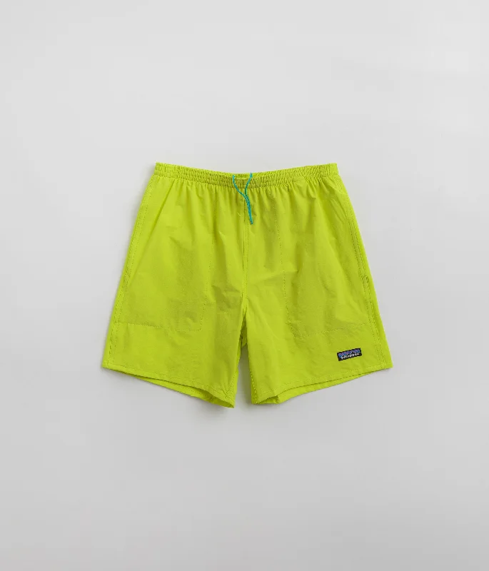 Custom Sports Shorts For Men-Patagonia Baggies Lights 6.5" Shorts - Phosphorus Green