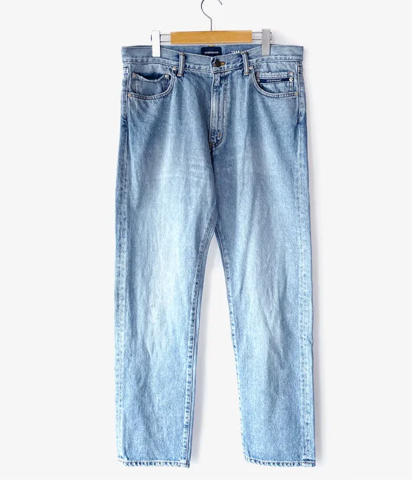 Personalized Pants For Birthdays-DESCENDANT/1986 STRAIGHT JEANS (INDIGO)