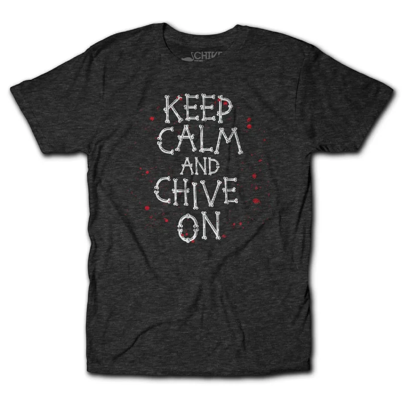 Custom T-Shirt For Seasonal Events-Keep Calm Bones Tee