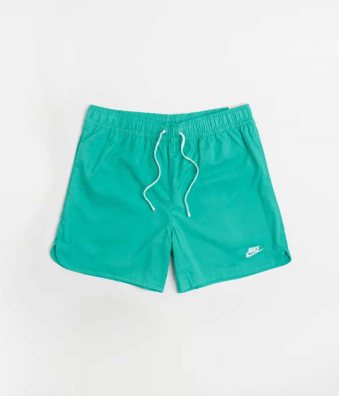 Custom Shorts For Special Days-Nike Flow Shorts - Clear Jade / White