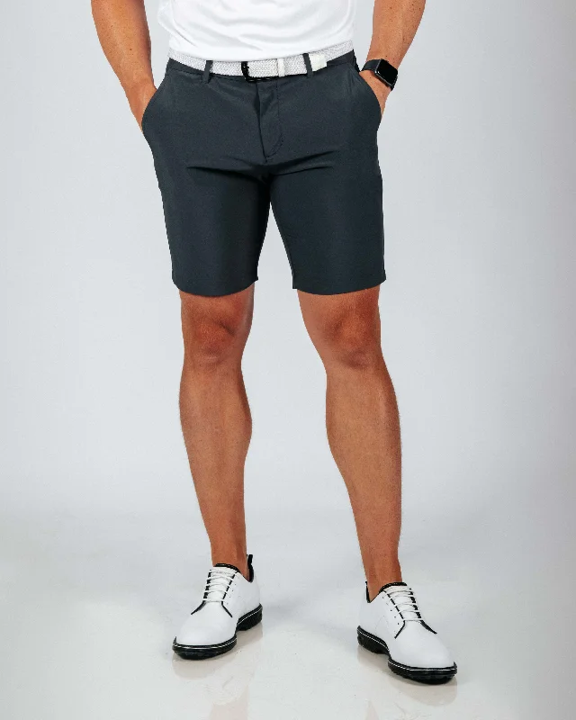 Custom Shorts For Summer Camp-Men's Dark Gray Golf Shorts