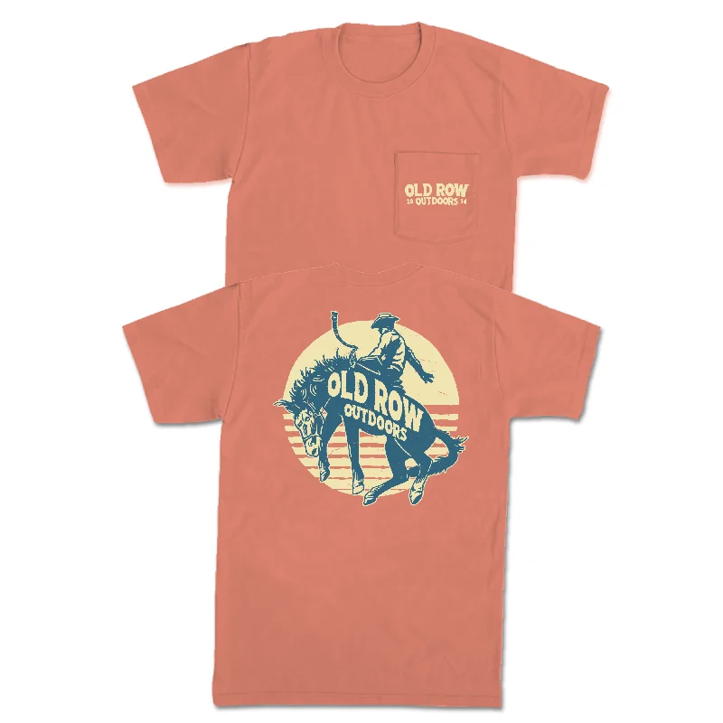 Custom Printed T-Shirt For Special Offers-Old Row Outdoors Bronco Pocket Tee