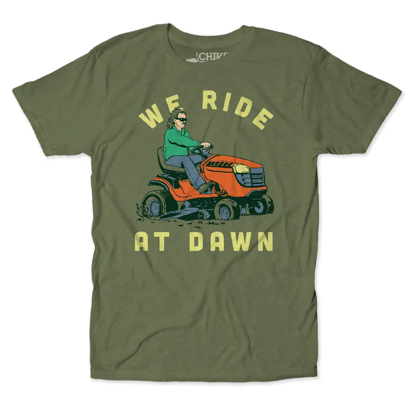 High-Quality Custom T-Shirt-We Ride At Dawn Unisex Tee