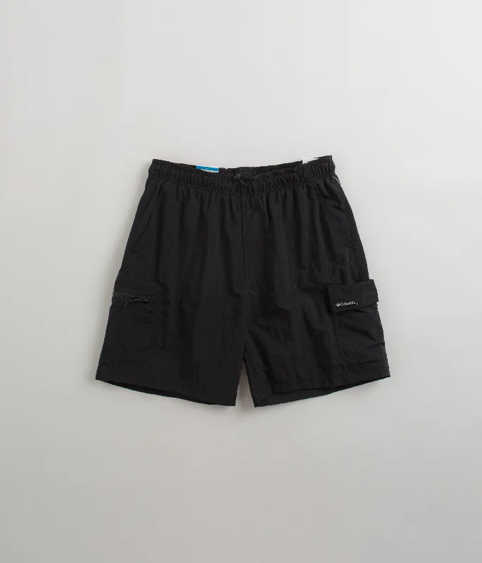 Custom Running Shorts For Kids-Columbia Summerdry Brief 7" Shorts - Black