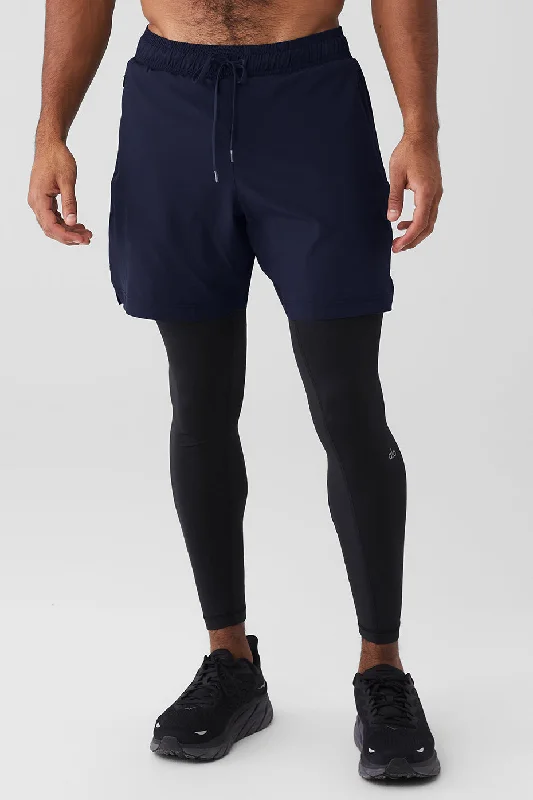 Personalized Pants For Hiking-Stability 2 In 1 Pant - Navy/Black