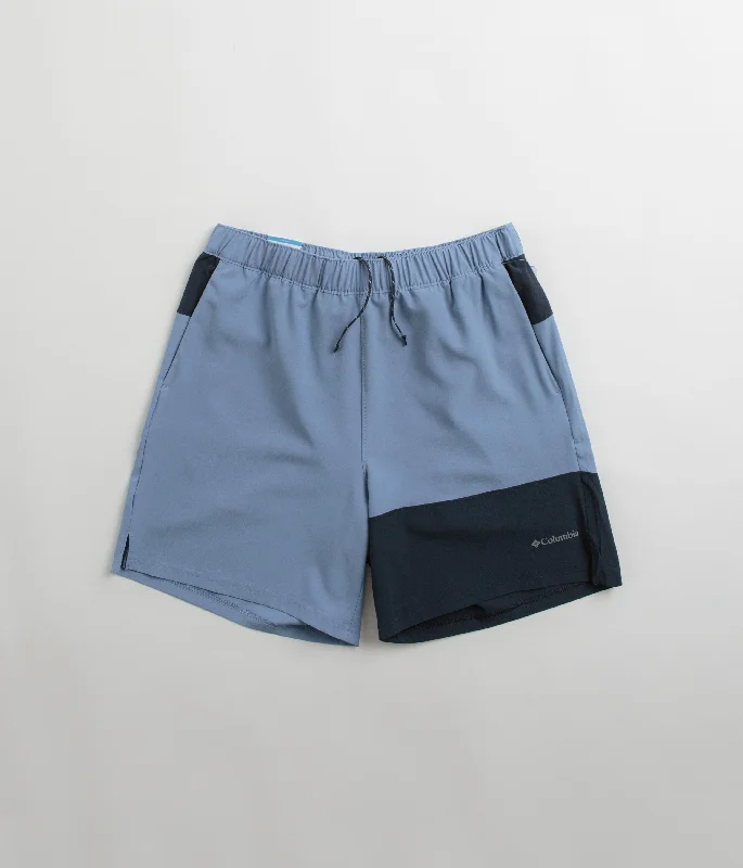 Custom Printed Shorts For Children-Columbia Hike Color Block Shorts - Skyler / Collegiate Navy