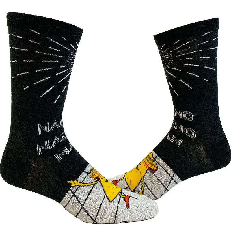 Personalized Socks For Snowboarding-Youth Nacho Nacho Man Socks