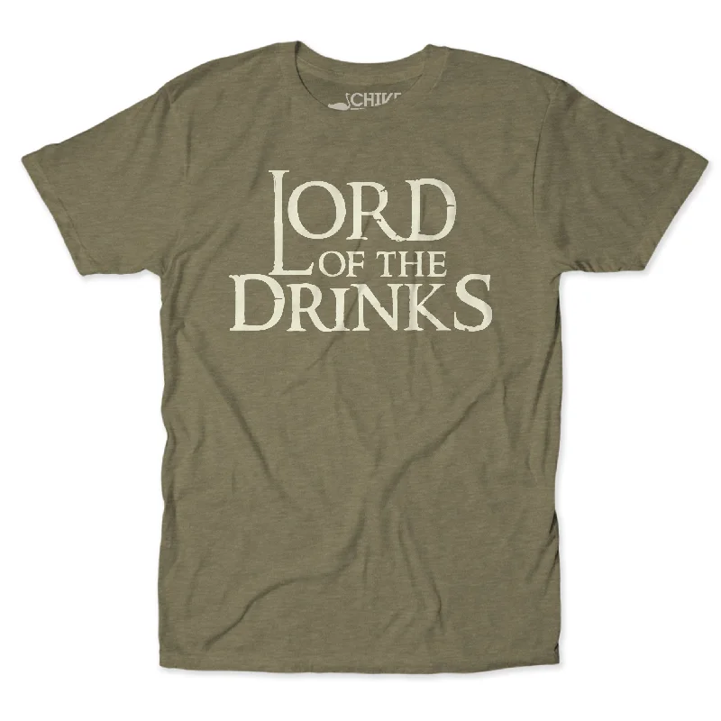 Custom Printed T-Shirt For Seasonal Promotions-Lord Of The Drinks Unisex Tee