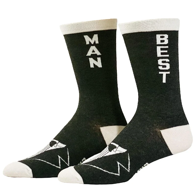 Personalized Socks For Comfortable Footwear-Men's Best Man Socks