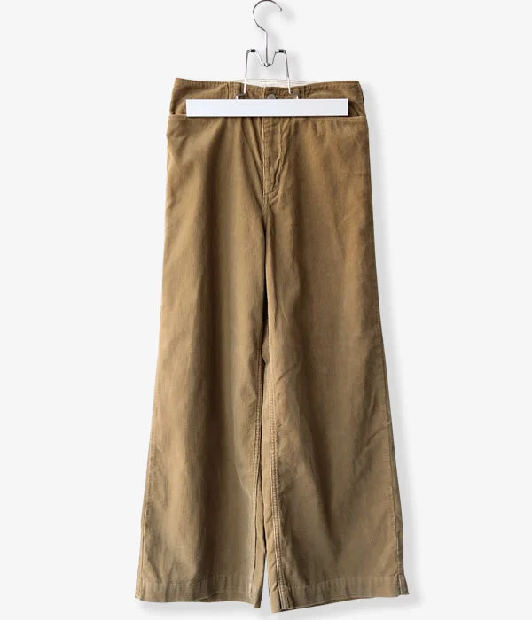 Personalized Pants For Evening Wear-nowos/CORDUROY PANTS(BEIGE)