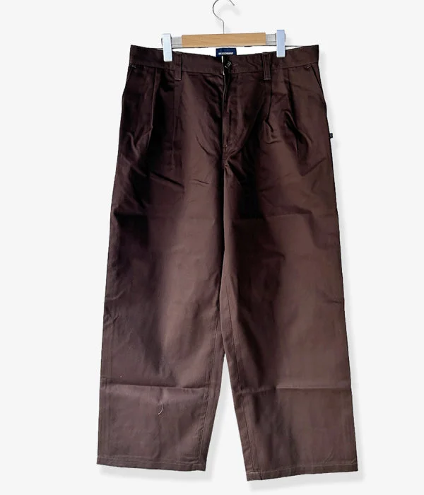 Custom Pants For Spring Weather-DESCENDANT/SF WIDE TROUSERS (BROWN)