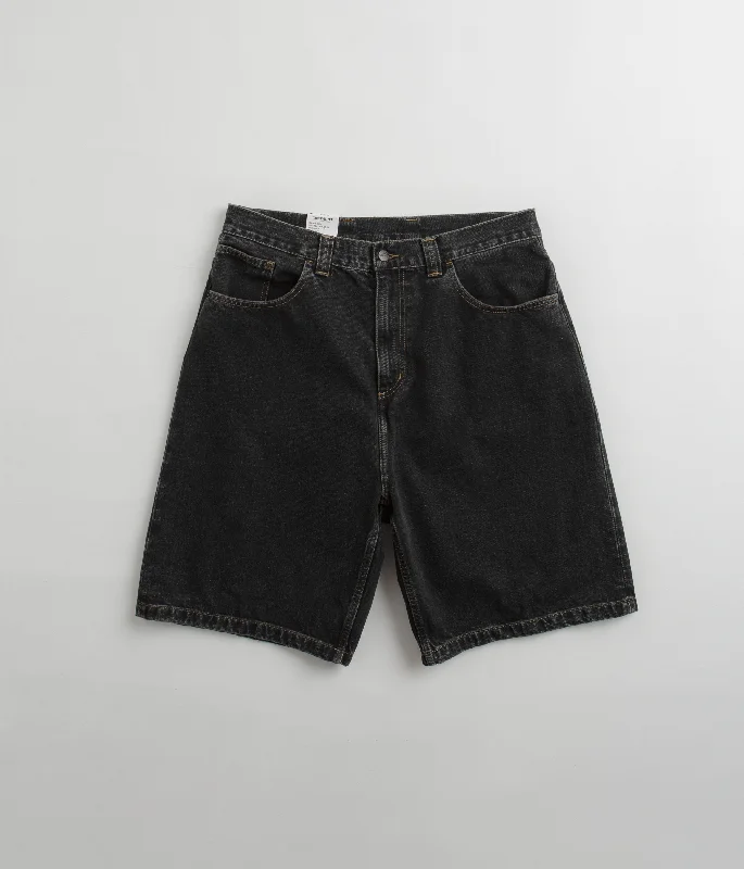 Custom Shorts For Men’s Fashion-Carhartt Brandon Shorts - Black Stone Wash