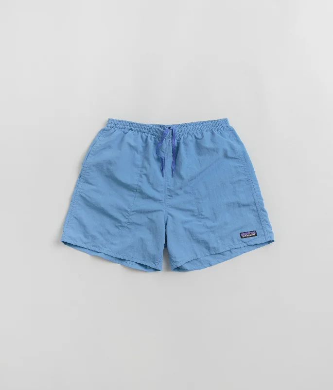 Custom Fit Shorts For Gym Workouts-Patagonia Baggies 5" Shorts - Lago Blue