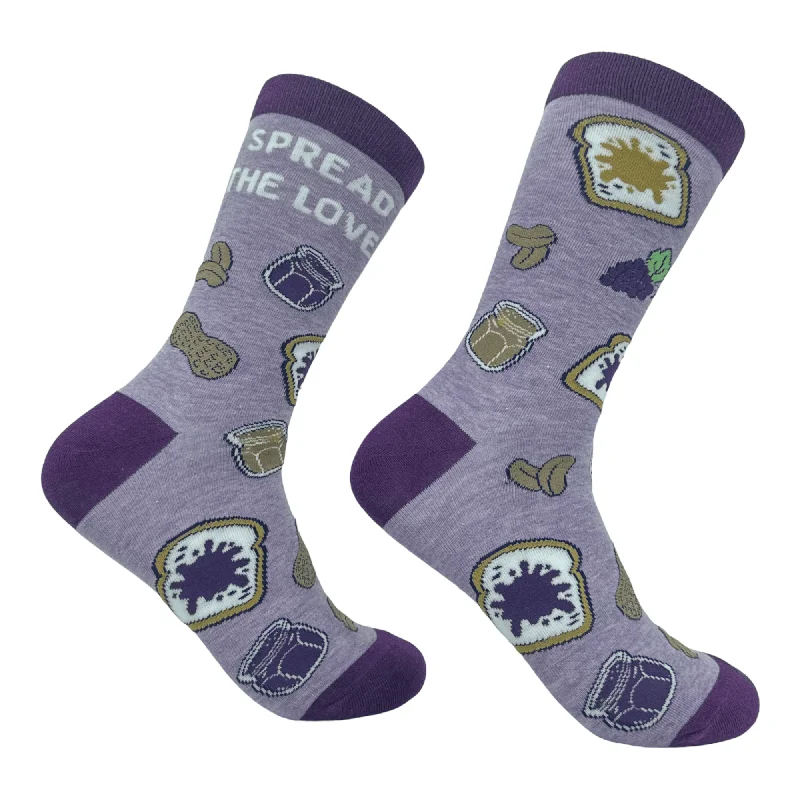 Custom Crew Socks-Women's Spread The Love Socks