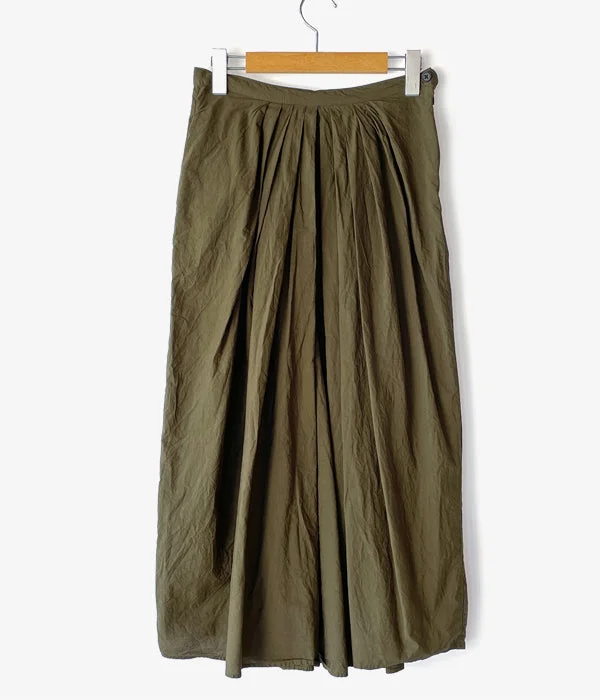 Personalized Pants For Active Lifestyle-holk/LONG SKIRT (OLIVE GREEN)