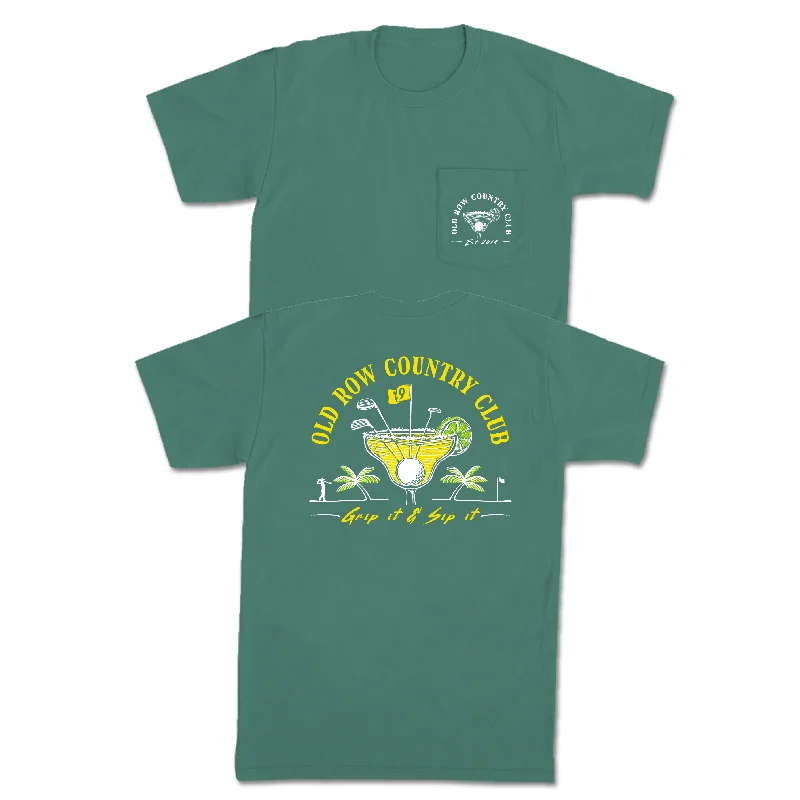 Custom T-Shirt For Kids Groups-Old Row Country Club Pocket Tee