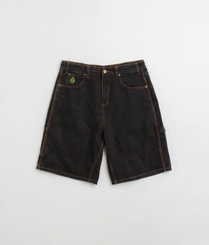 Custom Design Shorts For Family Photos-Butter Goods Weathergear Denim Shorts - Washed Black