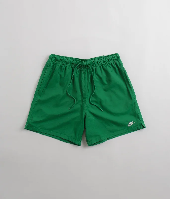 Personalized Shorts For Group Events-Nike Club Woven Flow Shorts - Malachite / White