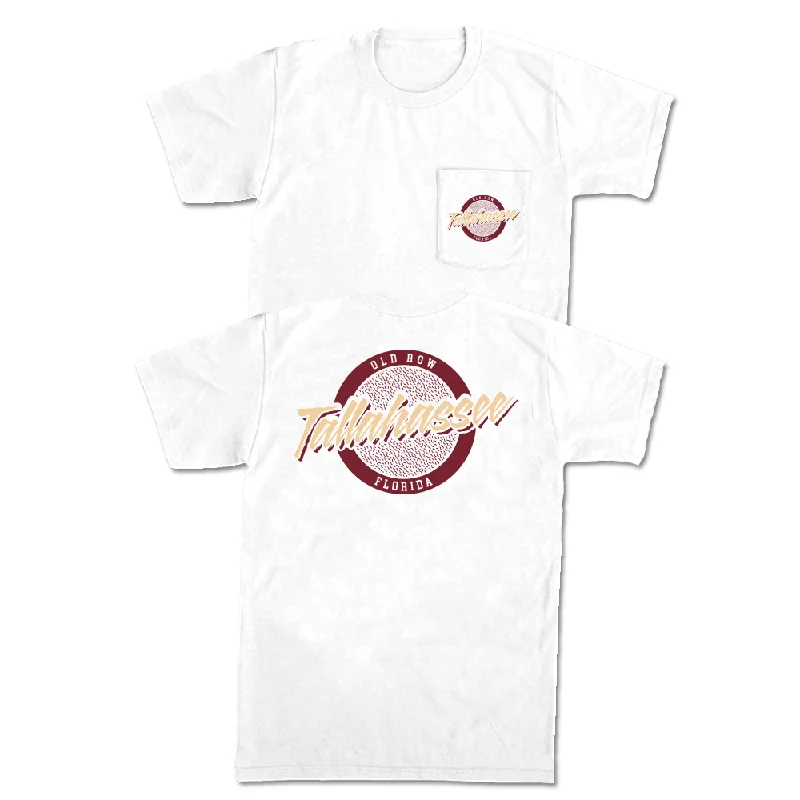 Custom Designed T-Shirt For Brands-Tallahassee, Florida Circle Logo Pocket Tee