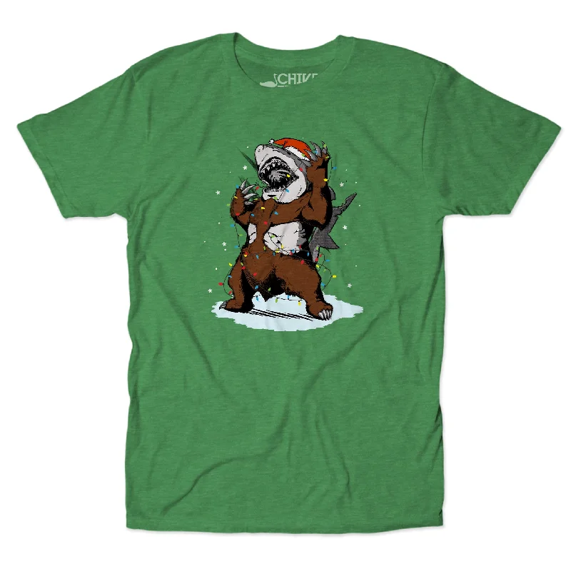 Funny Custom T-Shirt For Special Events-Bearshark Christmas Edition Unisex Tee