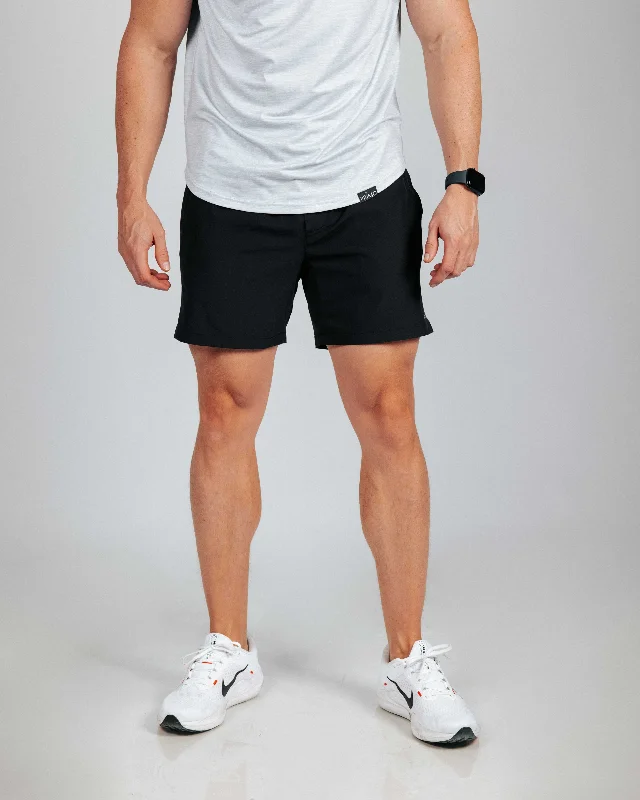 Custom Design Shorts For Basketball-Men's Black Active Shorts