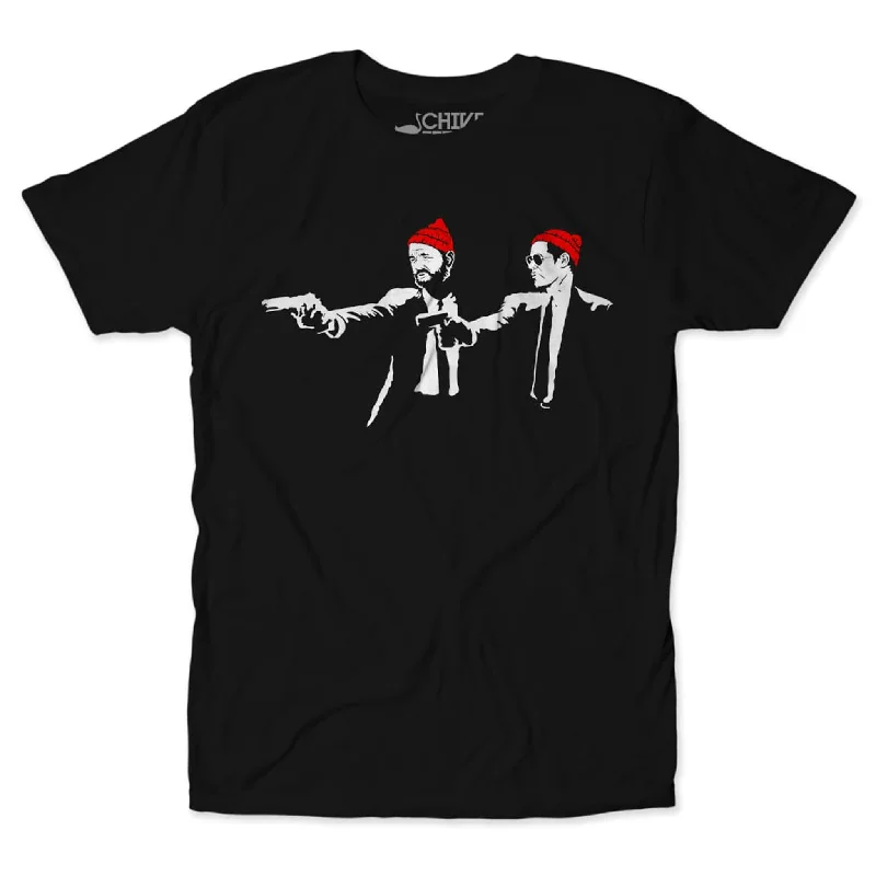 Custom Printed T-Shirt For Fans-Pulp Zissou Tee