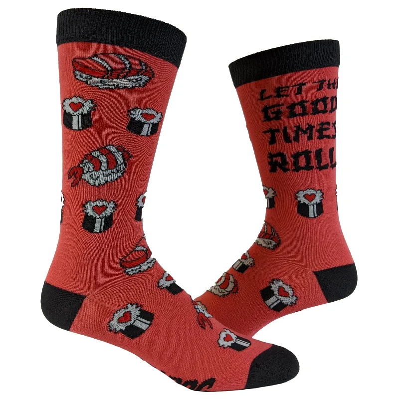 Custom Socks For Athletic Competitions-Womens Let The Good Times Roll Socks