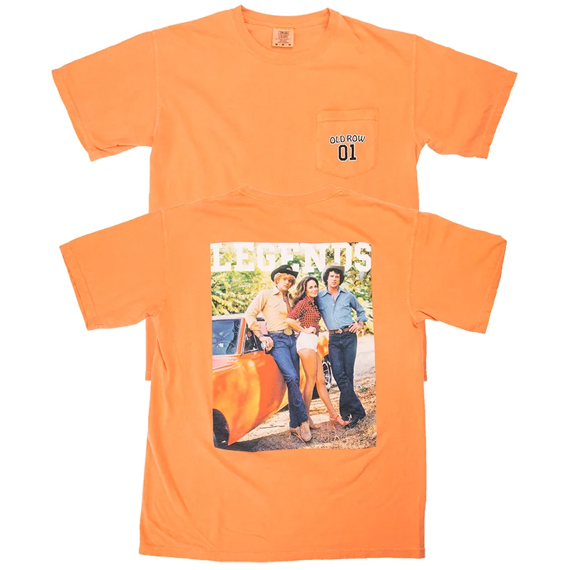 Custom Graphic T-Shirt For Men-Hazzard County Pocket Tee