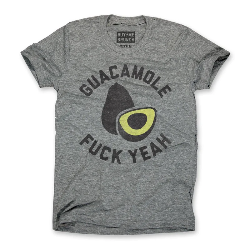 Custom T-Shirt For Custom Graphic Design-Guacamole Fuck Yeah Tee